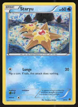 Staryu 004/012 Holo Promo McDonald's Promos 2015 Pokemon Moderately Played - Image 1