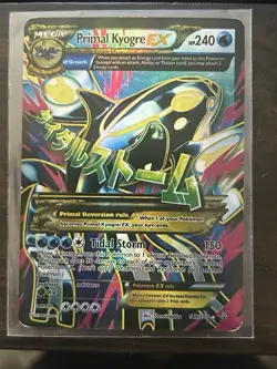 Pokemon Primal Kyogre EX Ultra Rare Full Art Mega Holo 149/160 Primal Clash - Image 1