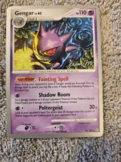Pokemon Gengar World Championships 2009 Jason Martinez 18/100 Unplayed Rare - Image 2