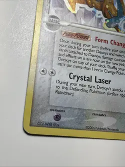 Deoxys Delta Species POP Series 4 Holo Rare 2/17 2006 English 70 HP - Image 2