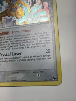 Deoxys Delta Species POP Series 4 Holo Rare 2/17 2006 English 70 HP - Image 3