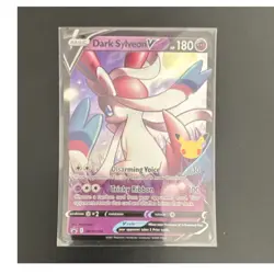 Pokemon Dark Sylveon V SWSH134 - Celebrations Promo Holo Ultra Rare - NM - Image 1