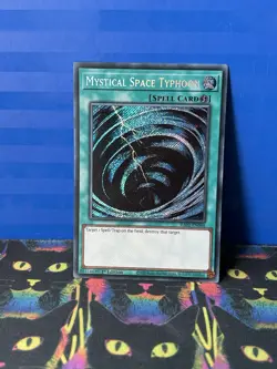 Yu-Gi-Oh! Mystical Space Typhoon 1st Edition RA02-EN048 Secret Rare Mint - Image 1