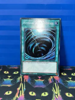 Yu-Gi-Oh! Mystical Space Typhoon 1st Edition RA02-EN048 Secret Rare Mint - Image 2