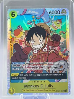 Monkey.D.Luffy (109) OP07-109 Super Rare 500 Years in the Future One Piece NM - Image 1
