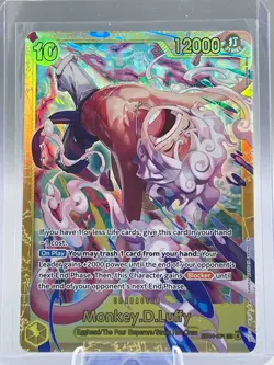ONE PIECE TCG ENGLISH ADVENTURE ON KAMI'S ISLAND SEC EB04-061 MONKEY.D.LUFFY - Image 1