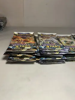 36x SWSH BRILLIANT STARS Sealed Booster Packs (10 Pokemon Cards Per Pack) - Image 3