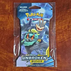Pokemon TCG Sun & Moon Unbroken Bonds Booster Pack 10 Cards English 1 Pack - Image 1