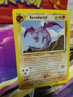 Pokemon TCG Aerodactyl Neo Revelation Card 15/64 Unlimited Rare NM/LP VERY CLEAN - Image 3