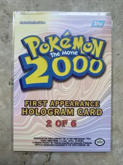 Slowking Topps Pokemon The Movie 2000 First Appearance Hologram Card 2 of 6 - Image 3