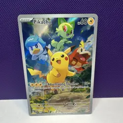 Pikachu SVP 027 Scarlet & Violet Promo Holo Pokemon Card 2023 60 HP 30+ - Image 1