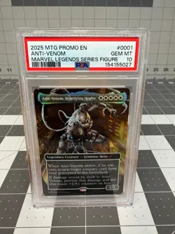 MTG Promos Anti-Venom Horrifying Healer PSA 10 Marvel Legends Card - Image 1