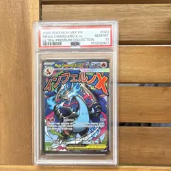 PSA 10 2025 Mega Charizard X ex 023 Me Mega Evolution Promo Holo Pokemon Card - Image 1
