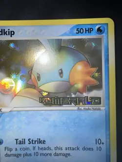 Pokemon Card English Mudkip 56/106 Ex Emerald Reverse Stamped Nm - Image 4