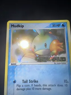 Pokemon Card English Mudkip 56/106 Ex Emerald Reverse Stamped Nm - Image 5