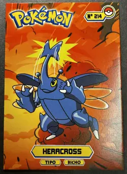 HERACROSS - POKEMON JOHTO CARDS TOP POKEDEX CCG FOIL - Image 1
