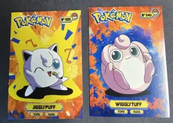 JIGGLYPUFF X WIGGLYTUFF LOT - POKEMON KANTO CARDS TOP POKEDEX CCG FOIL - Image 1