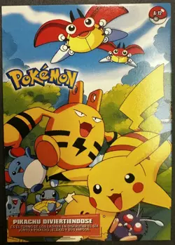 PIKACHU X ELEKID X LEDYBA X SQUIRTLE - POKEMON JOHTO CARDS TOP POKEDEX CARD ART - Image 1