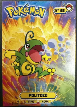 POLITOED - POKEMON JOHTO CARDS TOP POKEDEX CCG FOIL - Image 1