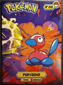 PORYGON2 - POKEMON JOHTO CARDS TOP POKEDEX CCG FOIL - Image 1