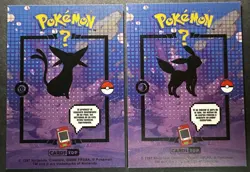 ESPEON X UMBREON - POKEMON JOHTO CARDS TOP POKEDEX CCG FOIL - Image 2