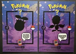 SUNKERN X SUNFLORA - POKEMON JOHTO CARDS TOP POKEDEX CCG FOIL - Image 2
