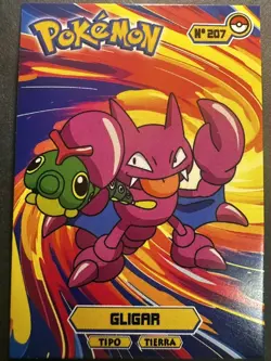 GLIGAR - POKEMON JOHTO CARDS TOP POKEDEX CCG FOIL - Image 1