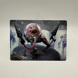 Krang, Master Mind Art Card (4/54) (Gold-Stamped Signature) Art Series: Teenage - Image 1