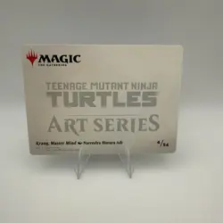 Krang, Master Mind Art Card (4/54) (Gold-Stamped Signature) Art Series: Teenage - Image 2