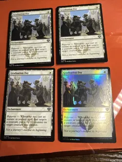 Graduation Day -Mtg: Secrets of Strixhaven (SOS) - U 0016 (x4) *1 Foil - Image 1