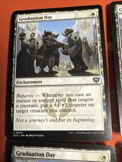 Graduation Day -Mtg: Secrets of Strixhaven (SOS) - U 0016 (x4) *1 Foil - Image 2