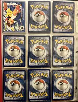 Vintage Pokemon Card Collection - No Binder Lot 5 Pages - Holo - Modern LP/NM - Image 2