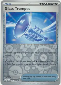 Glass Trumpet 135/142 Reverse Holo Stellar Crown SCR Pokemon Card NM - Image 1