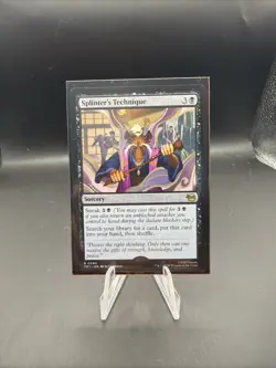 Splinter’s Technique 0080 Regular MISPRINT (Missing Rare Foil Stamp) TMNT MTG - Image 1