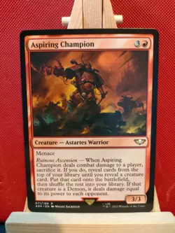 Aspiring Champion - Warhammer 40,000 (40k) - Rare - NM (See pics) MTG - Image 1