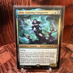 Alela, Cunning Conqueror NonFoil Wilds of Eldraine Commander NM MTG - Image 1