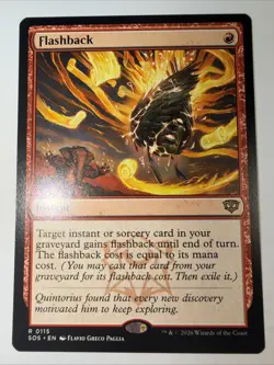 Wizards of the Coast Flashback Instant Rare 0115 Red Strixhaven English - Image 1