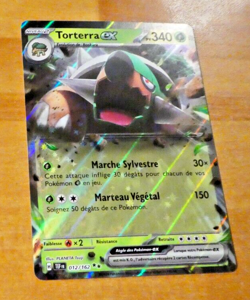 POKEMON CARD HOLO CARTE Torterra EX 012/162 EV05 FR 2024 MINT - Image 1