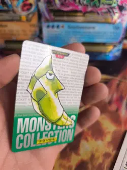 Pokemon Karte Card carddass Monsters collection Green 1996 japanese Metapod Exc+ - Image 2