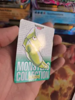 Pokemon Karte Card carddass Monsters collection Green 1996 japanese Metapod Exc+ - Image 3