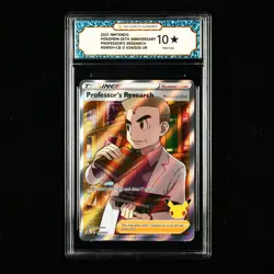 TQG 10 PRISTINE 2021 Pokemon 25th ENG Professor's Research #SWSH-CB D 024/025 UR - Image 1