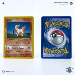 PONYTA 60/102 Set de Base Edition 2 ED2 VF FR Carte Pokemon - Image 1