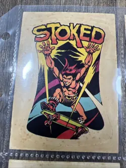 1976 Donruss Skateboard Sticker Cards Lot Of 11 Please Read Description #JB01 - Image 3