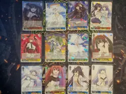 Japanese Weiss Schwarz TCG - Date A Live Vol.2 Bulk Lot - 22x Holo + Bulk - NM - Image 1
