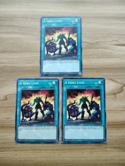 Yu-Gi-Oh! - A Hero Lives 3X - Full Playset Of Cards - SGX2-ENA16 - Image 2