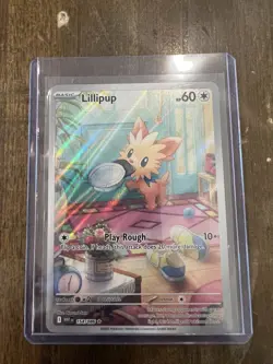Pokemon TCG Lillipup Card 154/086 Illustration Rare, Sv: White Flare - Image 1