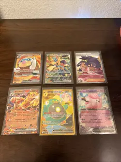 Pokemon Journey Together SIR, Ultra Rare, Hyper Rare, EX 6 Card Lot - Image 1