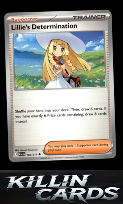 Lillie's Determination 192/217 Pokemon Uncommon ME: Ascended Heroes Card NM - Image 1