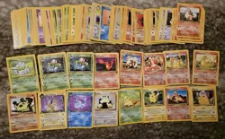 Vintage Pokemon Card Lot 150+ Bulk Lot WOTC, NO ENERGY NO TRAINER NO HOLOS - Image 1
