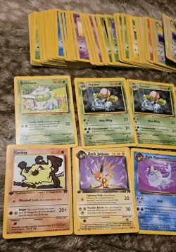 Vintage Pokemon Card Lot 150+ Bulk Lot WOTC, NO ENERGY NO TRAINER NO HOLOS - Image 3